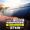 KIT TRIPHASÉ 37.44kW - 72 PANNEAUX 520W IZYPOWER - MICRO 2000W IZYPOWER