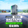 KIT 2 BATTERIES 6.042kWh - 1 TITAN + 1 LINK 4000 BLACK
