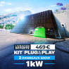 PLUG AND PLAY 1000W – 2 PANNEAUX ISYPOWER 500W + MICRO-ONDULEUR ISYPOWER1000W