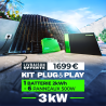 KIT ISYPOWER TITAN 2400 6 PANNEAUX 3000W BLACK