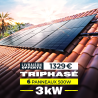Kit Solaire Triphasé 3 kWc avec Coffret AC – 6 Panneaux Bifaciaux 500W | ISYPOWER
