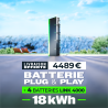 Kit Batterie LiFePO4 18.138kWh | Titan 2400 + 4 LINK 4000 izypower