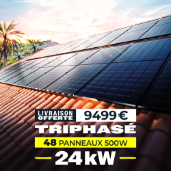 Kit Solaire Triphasé 24 kWc avec Coffret AC 36 kW – 48 Panneaux 500W | ISYPOWER