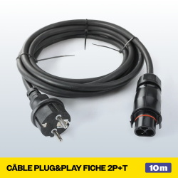 Câble DEYE Plug and Play 10m - Connexion Aisée pour Micro-Onduleurs Solaires