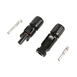 PAIRE DE CONNECTEURS MC4 POUR CABLE 4MM² OU 6MM²  - 1