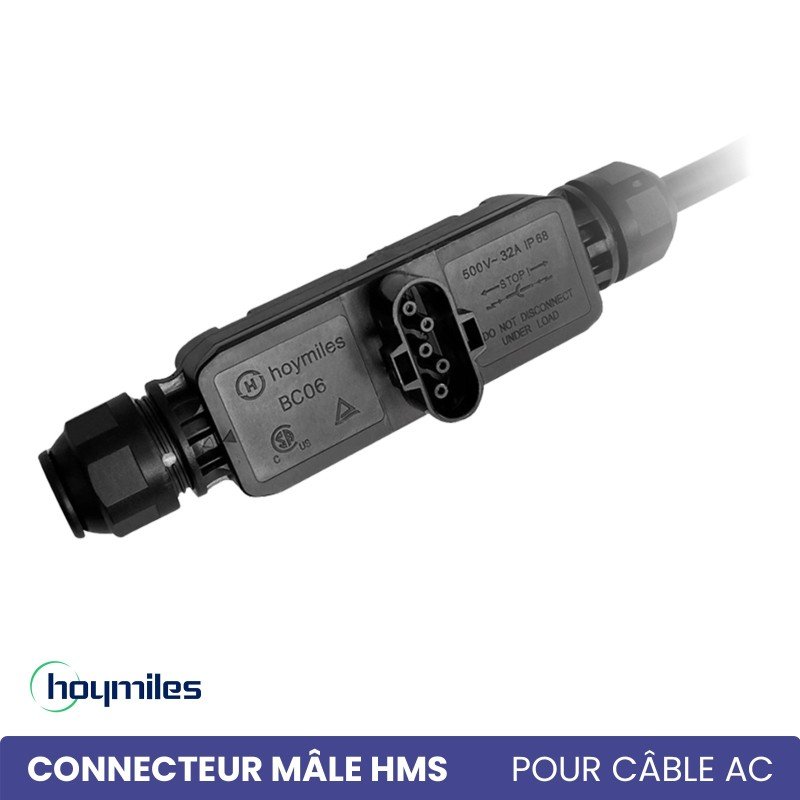 Connecteur Mâle HMS pour Câble AC Hoymiles 