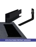 Kits de Fixations Portrait pour Toits en Ardoises - Installation Fiable et Discrète | Materfrance.fr
